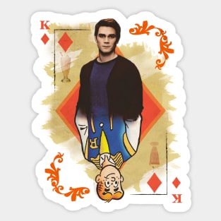 Archie Andrews - King of Diamonds Sticker